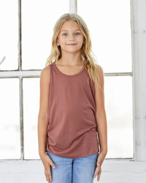  Youth Flowy Racerback Tank - Bella+Canvas