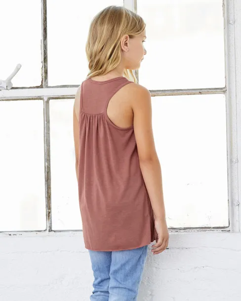  Youth Flowy Racerback Tank - Bella+Canvas