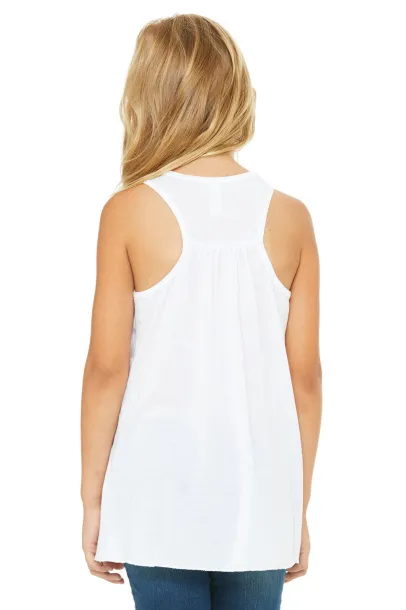  Youth Flowy Racerback Tank - Bella+Canvas