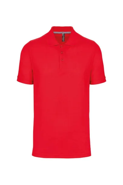  MEN'S SHORT-SLEEVED POLO SHIRT - Designed To Work Red