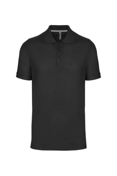  MEN'S SHORT-SLEEVED POLO SHIRT - Designed To Work Tamno siva