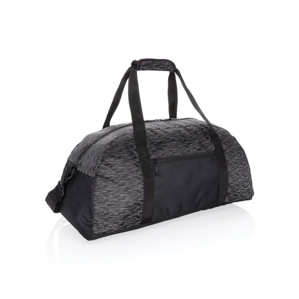  AWARE™ RPET Reflective weekend bag - XD Collection Black 