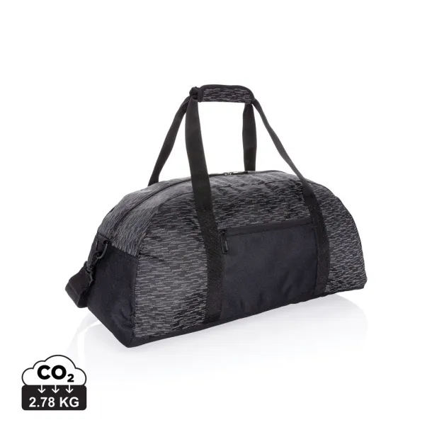  AWARE™ RPET Reflective weekend bag - XD Collection Black 