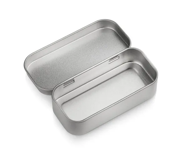  Tin box small for USB flash drive (without inset) Silver