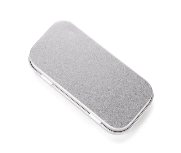  Tin box small for USB flash drive (without inset) Silver