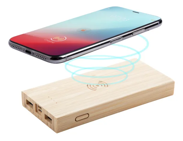 Wooster USB prijenosna baterija, 6000 mAh Prirodna