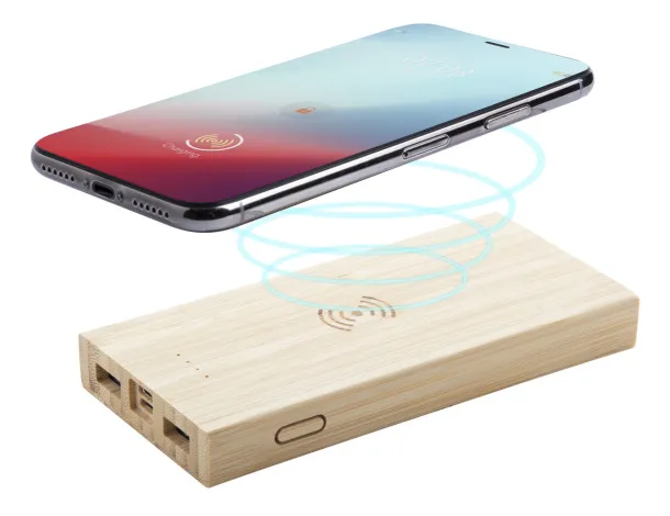 Wooster USB prijenosna baterija, 6000 mAh Prirodna