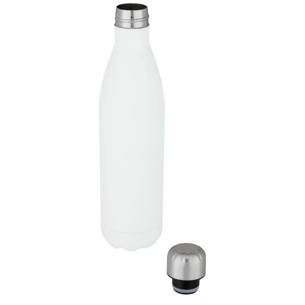 Cove 750 ml vacuum insulated stainless steel bottle - Unbranded White