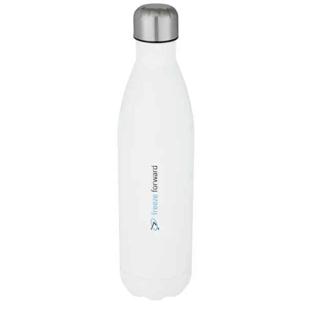 Cove 750 ml vacuum insulated stainless steel bottle - Unbranded White