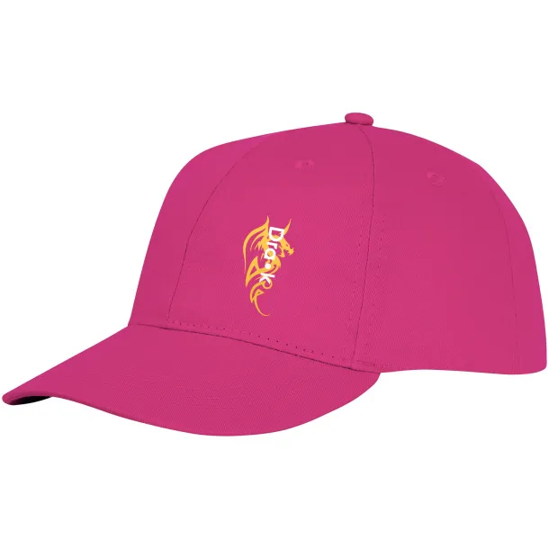 Ares 6 panel cap - Elevate Essentials Magenta