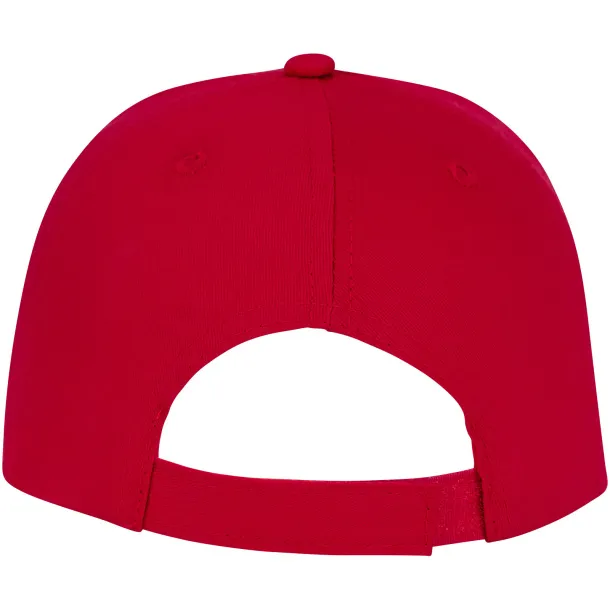 Ares 6 panel cap - Elevate Essentials Red