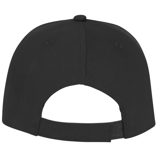 Ares 6 panel cap - Elevate Essentials Solid black