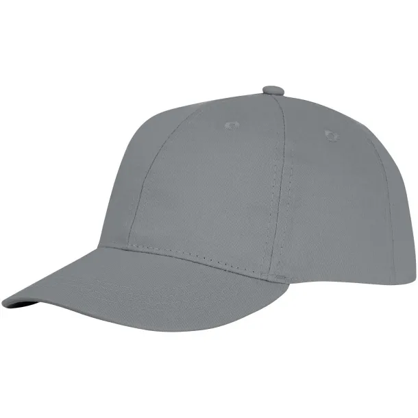 Ares 6 panel cap - Elevate Essentials Grey