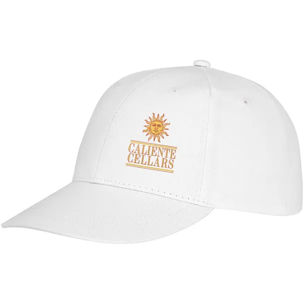 Ares 6 panel cap - Elevate Essentials White