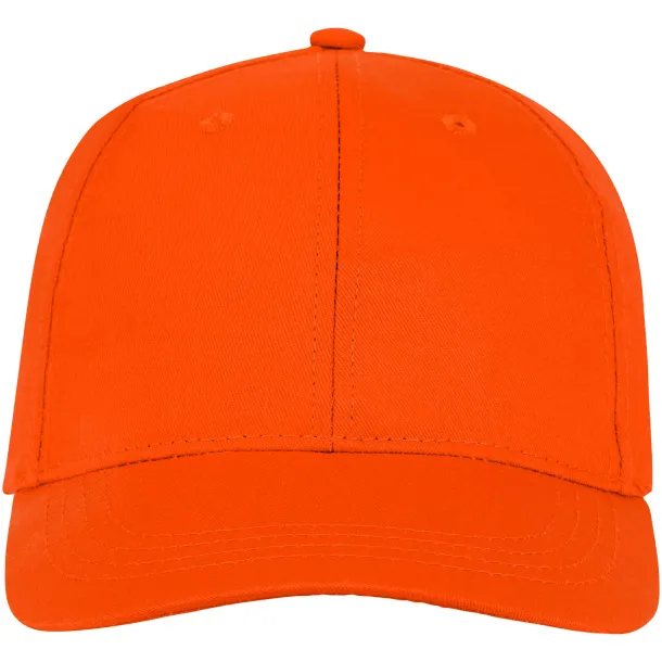 Ares 6 panel cap - Elevate Essentials Orange