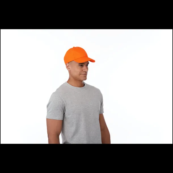 Ares 6 panel cap - Elevate Essentials Orange