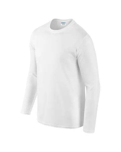  SOFTSTYLE® ADULT LONG SLEEVE T-SHIRT - Gildan White