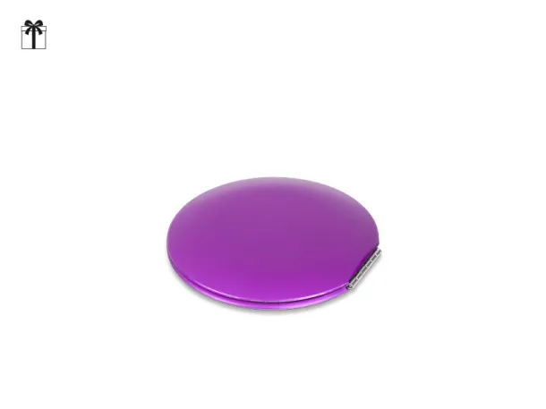 VOGUE compact metal mirror Purple