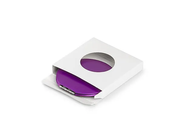 VOGUE compact metal mirror Purple