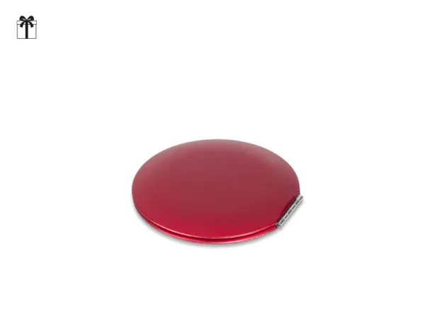 VOGUE compact metal mirror Red