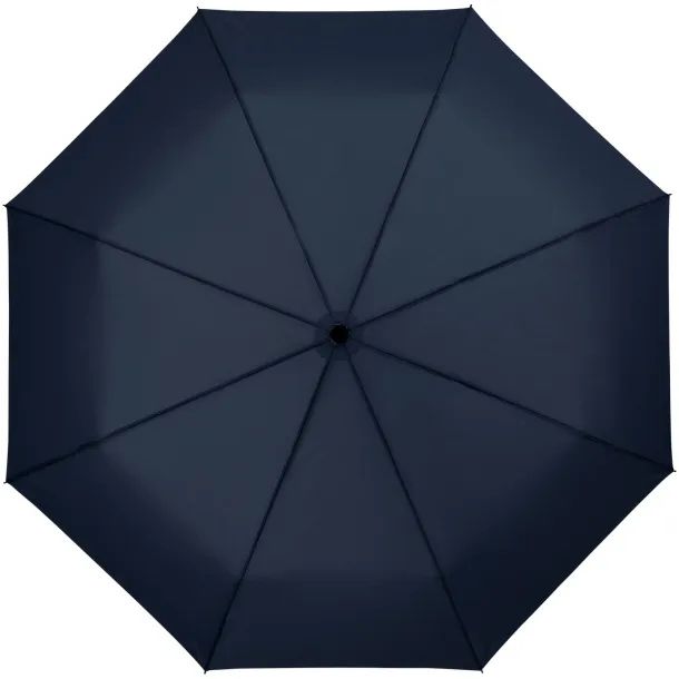 Wali 21" foldable auto open umbrella Navy Blue