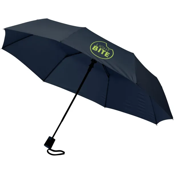 Wali 21" foldable auto open umbrella - Unbranded Navy Blue