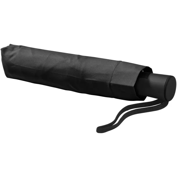 Wali 21" foldable auto open umbrella - Unbranded Solid black