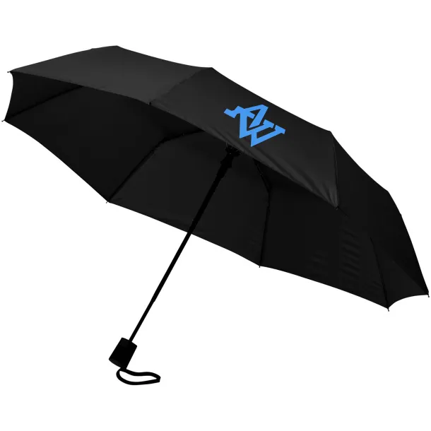 Wali 21" foldable auto open umbrella Crna