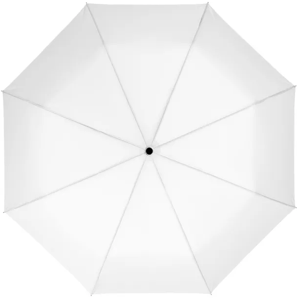 Wali 21" foldable auto open umbrella - Unbranded White