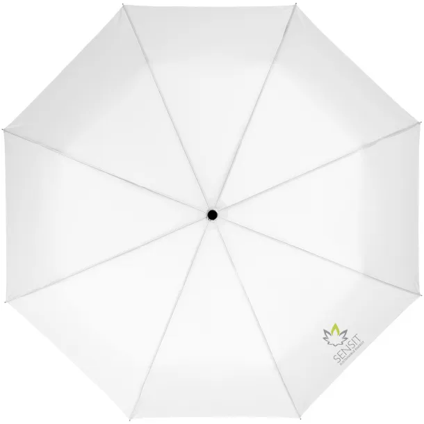 Wali 21" foldable auto open umbrella - Unbranded White