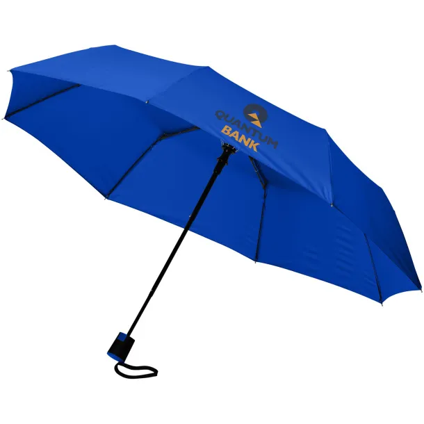 Wali 21" foldable auto open umbrella Royal blue