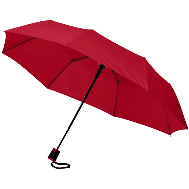 Wali 21" foldable auto open umbrella - Unbranded Red