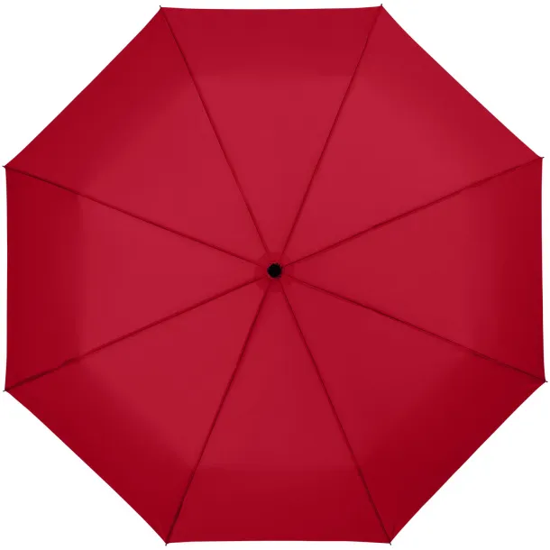 Wali 21" foldable auto open umbrella Red