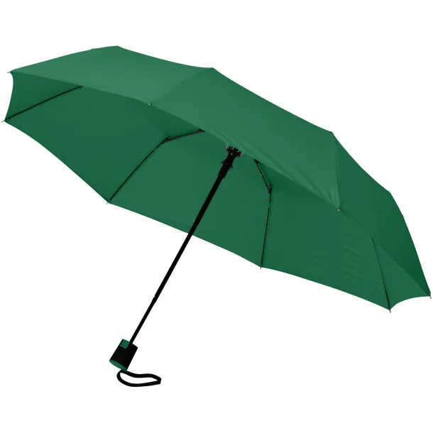 Wali 21" foldable auto open umbrella - Unbranded Green