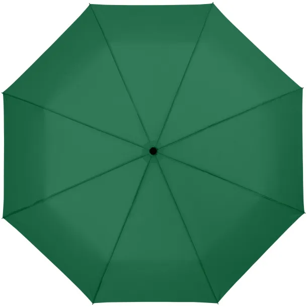 Wali 21" foldable auto open umbrella Green