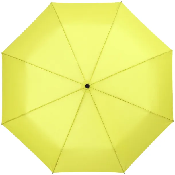 Wali 21" foldable auto open umbrella Neon green