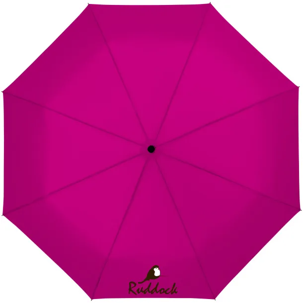 Wali 21" foldable auto open umbrella Magenta