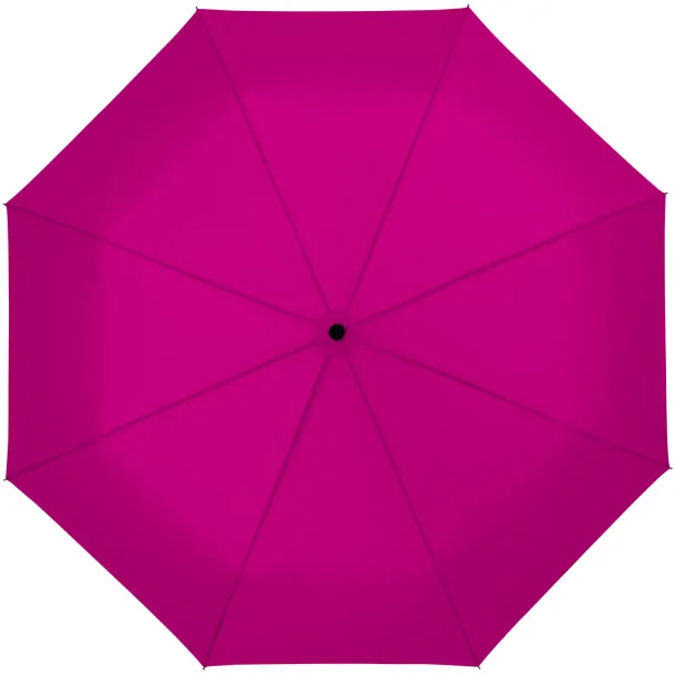 Wali 21" foldable auto open umbrella Magenta