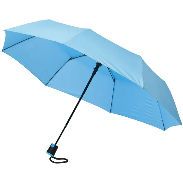 Wali 21" foldable auto open umbrella Process blue