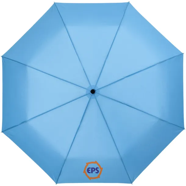 Wali 21" foldable auto open umbrella Process blue