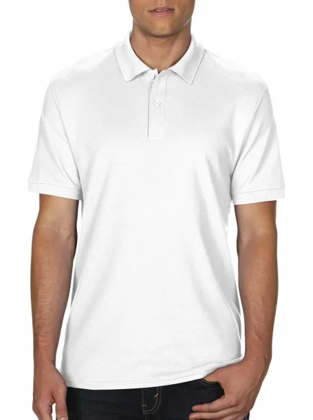  DryBlend® dvostruki piqué polo majica, 203 g/m² - Gildan Bijela
