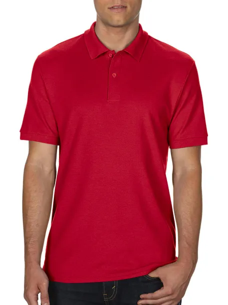  DryBlend® dvostruki piqué polo majica, 203 g/m² - Gildan Crvena