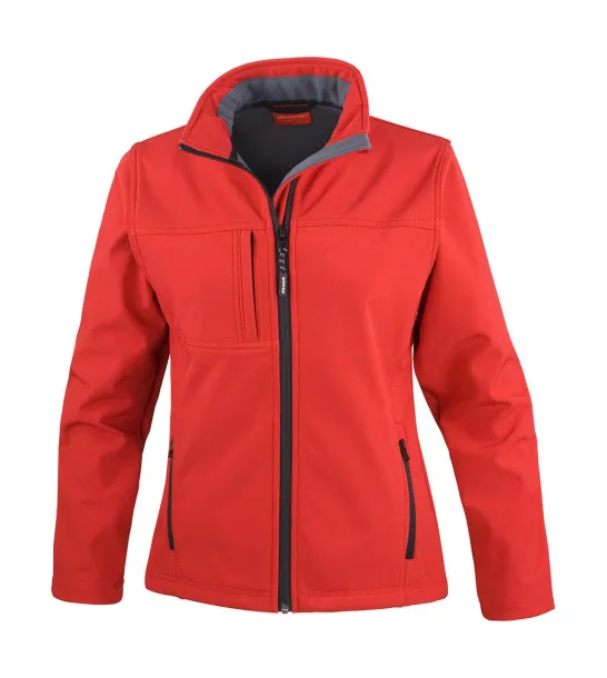  Ladies Classic Softshell Jacket - Result Crvena