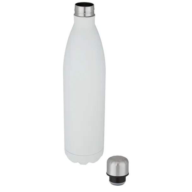 Cove 1 L vacuum insulated stainless steel bottle - Unbranded White