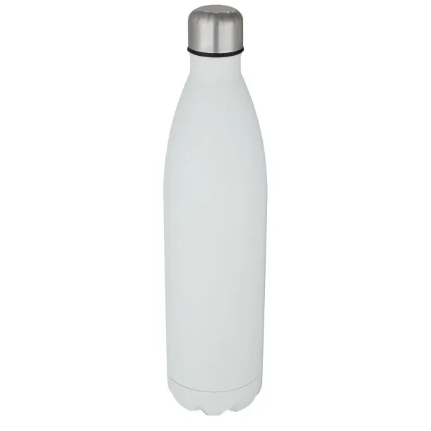 Cove 1 L vacuum insulated stainless steel bottle - Unbranded White