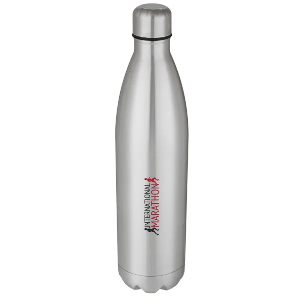 Cove 1 L vacuum insulated stainless steel bottle - Unbranded Silver