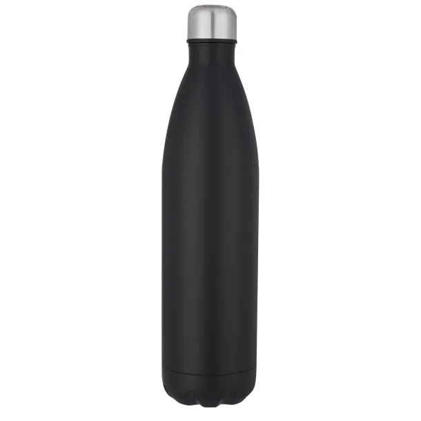 Cove 1 L vacuum insulated stainless steel bottle - Unbranded Solid black