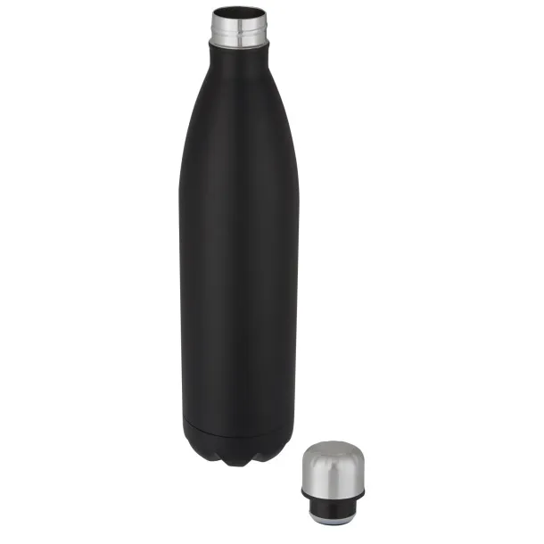 Cove 1 L vacuum insulated stainless steel bottle - Unbranded Solid black