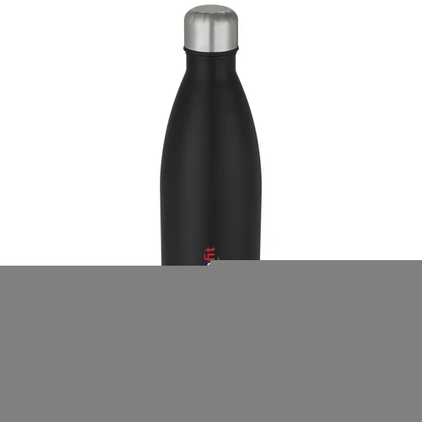 Cove 1 L vacuum insulated stainless steel bottle Crna