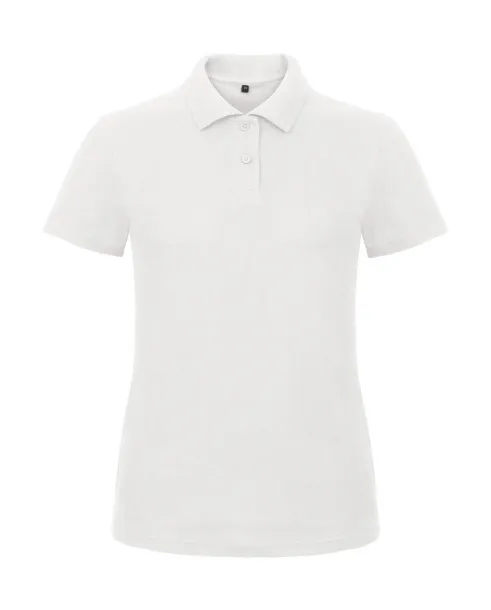  Ženska piqué polo majica, 180 g/m² - B&C Bijela